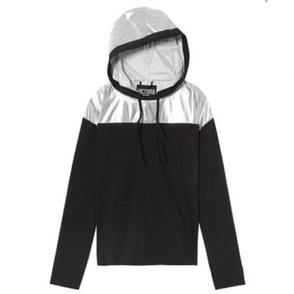 Victoria’s Secret sport hoodie foil & mesh large